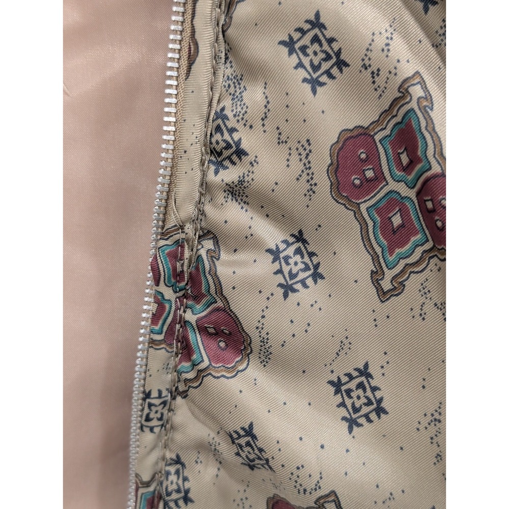 Berman's Padded Vest Small Thinsulate Thermal Full Zip‎ Patterned Sleeveless - Picture 2 of 5